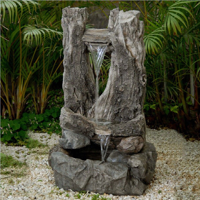 Jeco Woodwater Fall Water Fountain