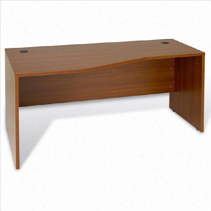 Jesper Office 100 Collection Cresc Ent Desk Left In Cherry