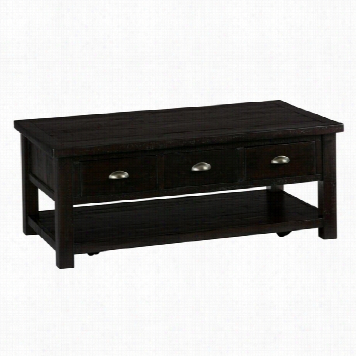 Jofran Prospect Creek Coffee Table In Dar Kwkod