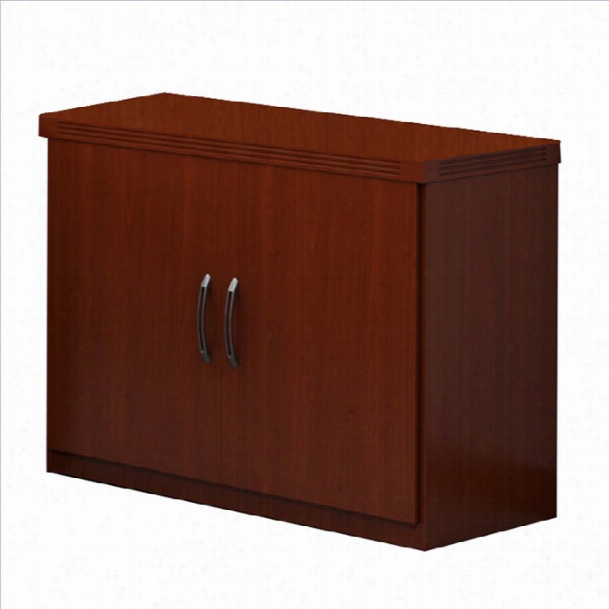 Mayline Aberdeen Storage Cabinet In Cherry