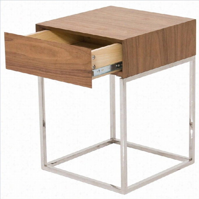 Moe's Chio Side Table In Walnut