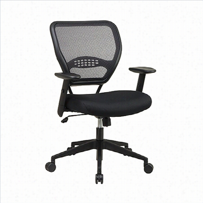 Office Star Space Airgri D Back Managers Office Chair With Black Mesh Fabric