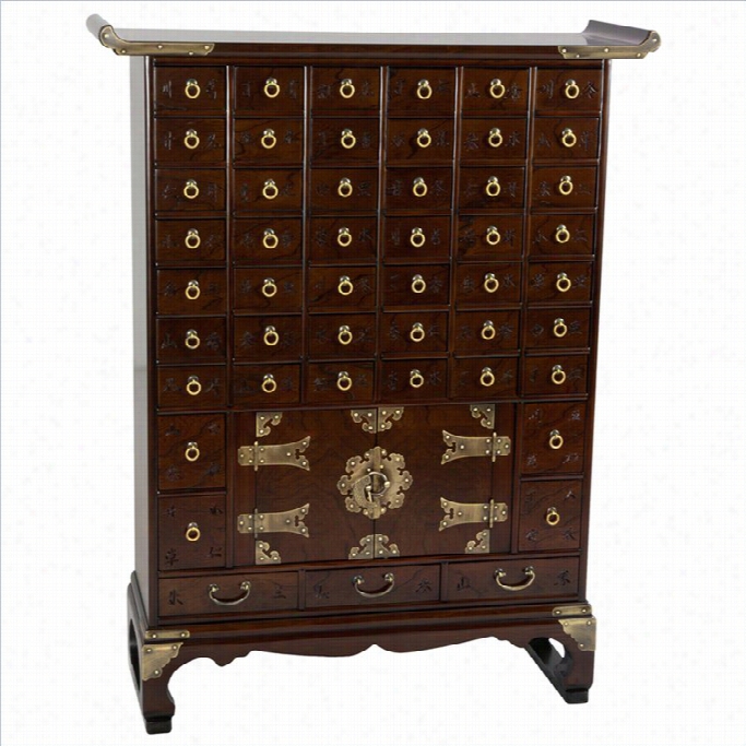 Oriental Korean 49 Drawer Apothecary A Fcent Chest In Rosewood