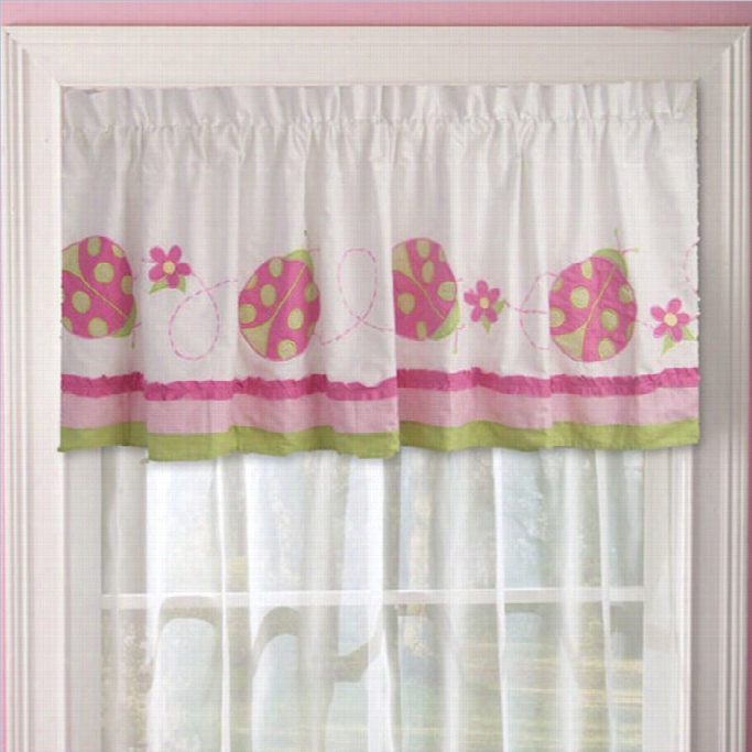 Pem America Crazy Ladybug Multicolor Winxow Valance