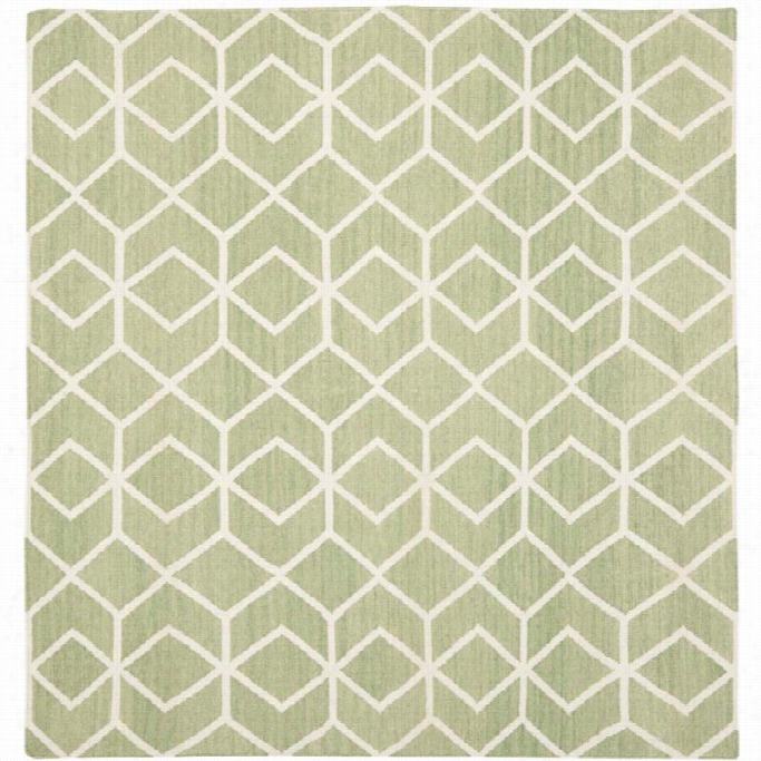 Safavieh Dhurires Sage Contemporary Rug - Square 8'