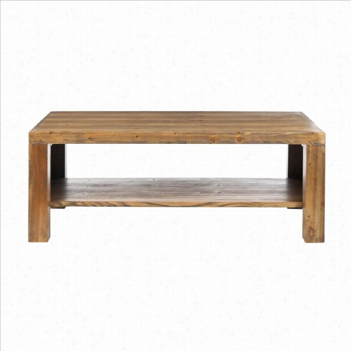 Safavieh Lahoma Wood Coffee Table In Oak