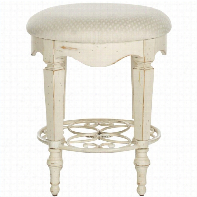 Safavieh Melissa Antique Vanity Srool In White