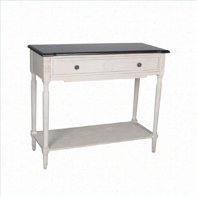 Safavieh Tiffany Console Table With Shelf In White