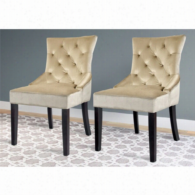 Sonaax Coriving Antonio Accent Chair In Soft Beige (set Of 2)