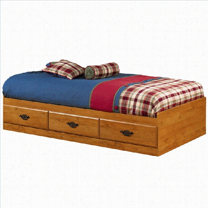 South Shore Prairie Twin Mates Bed I M Country Pine