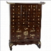 Oriental Korean 49 Drawer Apothecary Accent Chest in Rosewood