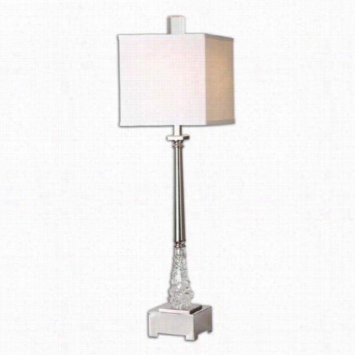 Uttermost Venarotta Polished Nickel Lamp