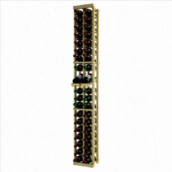 Wi Ne Cellar Innovations Traditional Series 72 2-column Pine Wine Rack In The Opinion Of Display Shepf