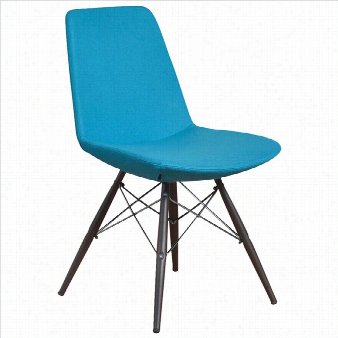 Aeon Furniture Paris-5 Dining Chair In Turquoise (set Of 2)