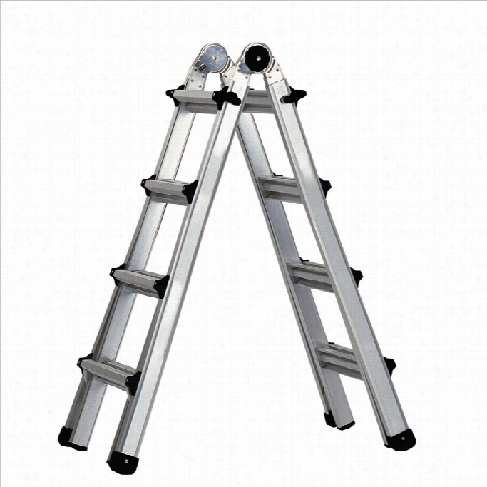 Ameriwood Cosco Multi Position Aluminum Ladder