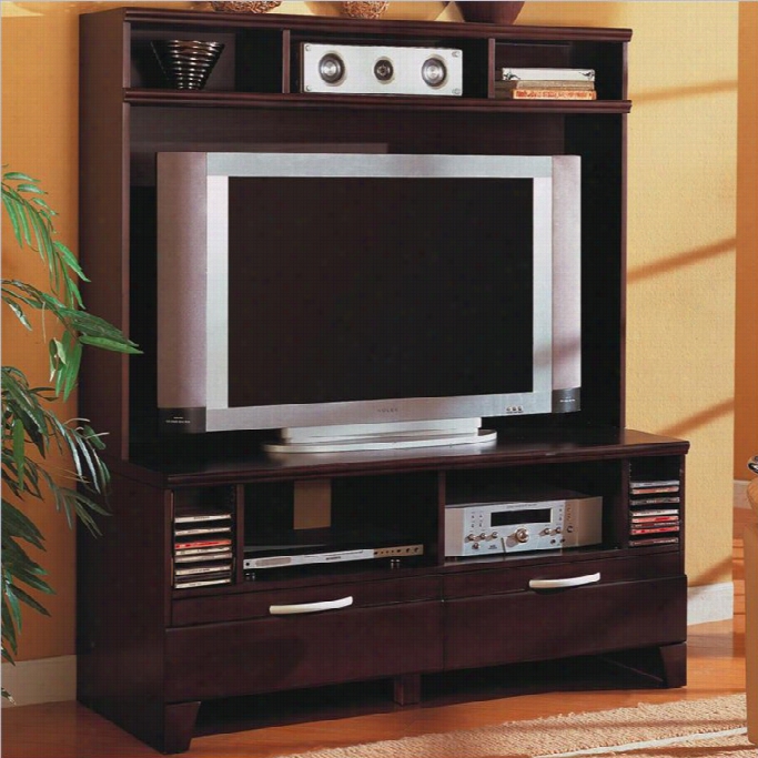 Coastr Cappuccino Transitional Entertainmentwall Unit