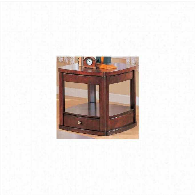 Coaster Evans Contemporary Conclusion Slab With Drawer And Shelf