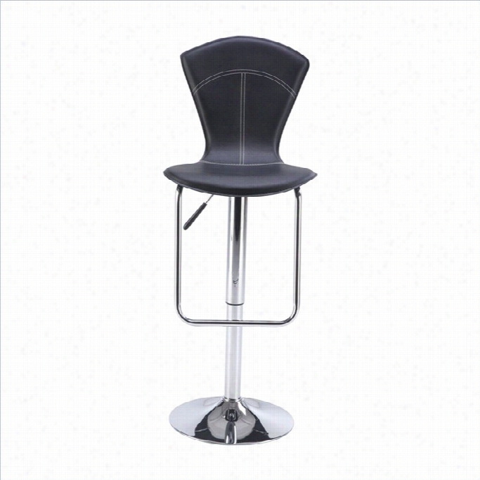 Global Furniture Usa 33 Bar Stool In Black