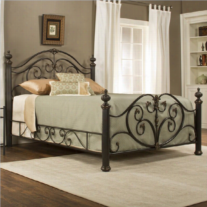 Hillsdale Grand Isle Bed In Brushed Broze-queen