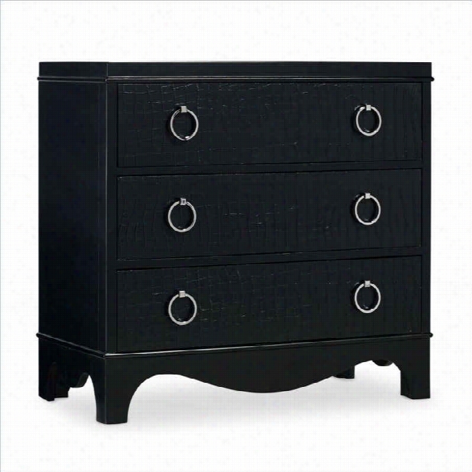 Hooker Furniture Mleange 3-drawer Semblancea Ccent Chesst In Black