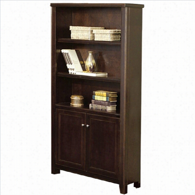 Kathy Irreland Fireside By Martin Tribeca Loft Lower Oir 5 Shelf Wood Bookcase In  He Rry