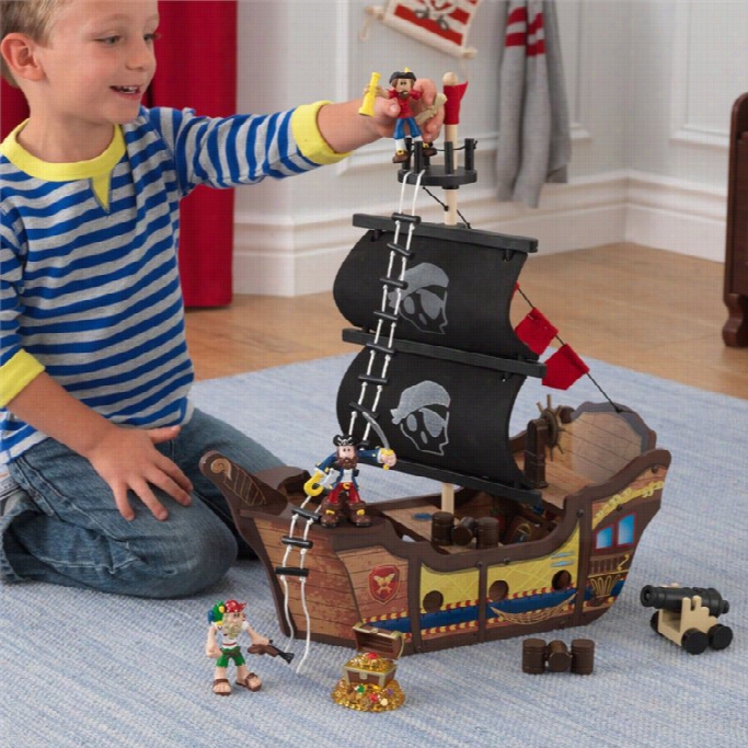 Kidkraft Pirate Ship Play Decline In Mul Ti-color