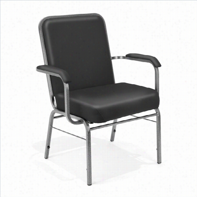 Ofm Big And Tall Comfort Class Series Arm Office Chaair In Black