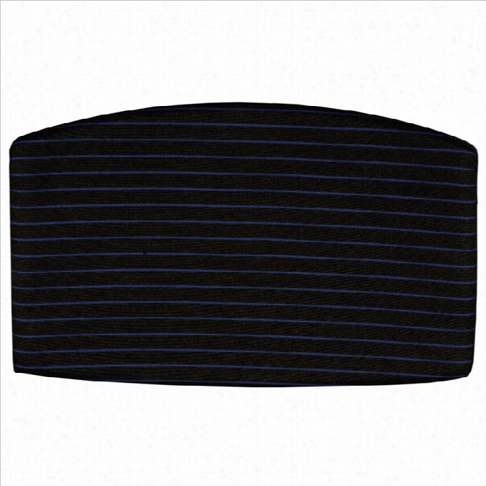 Ofm Striped Back Cushion In Blue