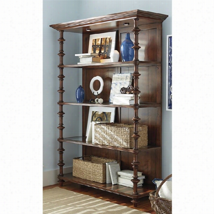 Paula Deen Ho Me Dogwood Debonaire Bookcase In Low Tide