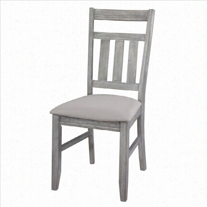 Powell Cafe Turino 18 Dining Chair In Grey Oak Stain