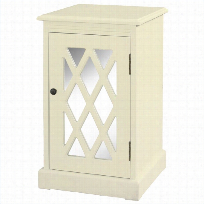 Powell Furniture Chippendale End Table In White