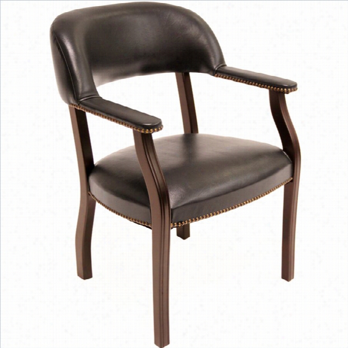 Regency Ivy League Cpatain Guest Chair In Black