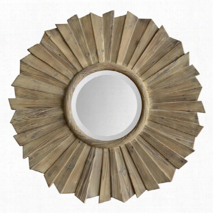 Renwil Kendra Mirror In Wshed Wood