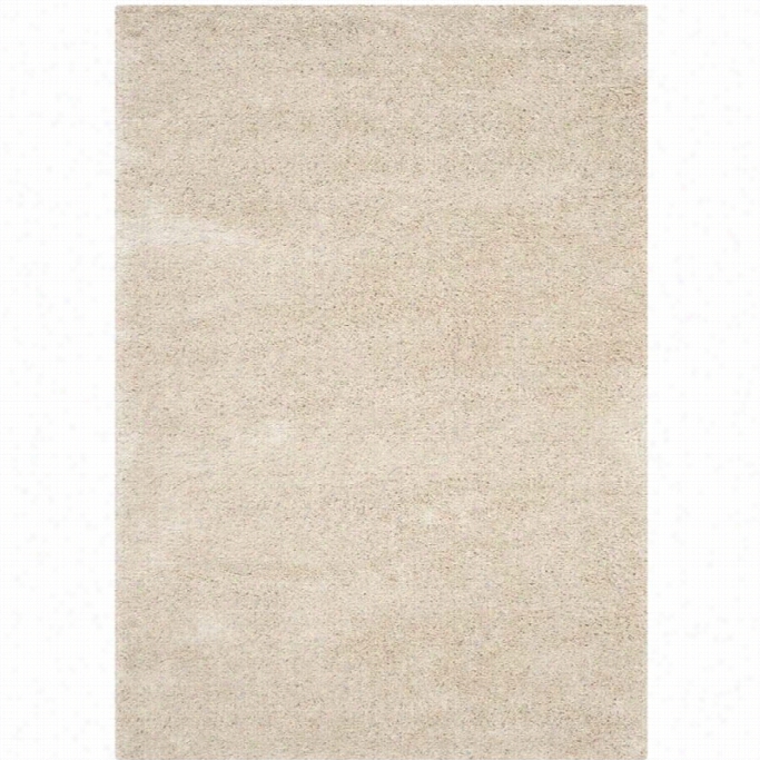 Safavieh Cha Rlotte Shag Ivory Shag Rug - 4' X 6'