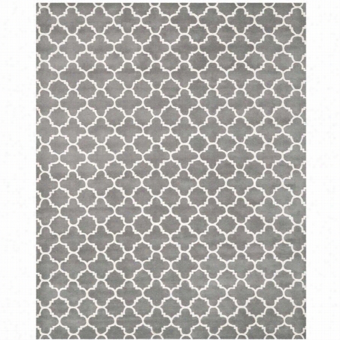 Safaavieh Chatham Dark Grey Contemporaru Rug - 7'6 X 9'6