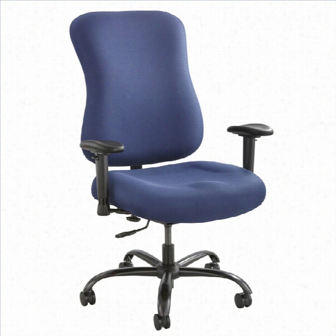 Safco Optimus 400lb Big And Talloffice Chair In Blue