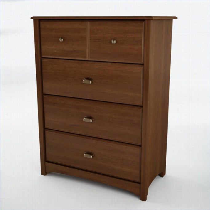 Souht Prop Nathan Kids 4drawer Chest In Sumptuous Cheerry Finish