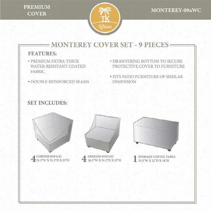 Tkc Monterey 9 Piece Winter Shelter Set In Beie