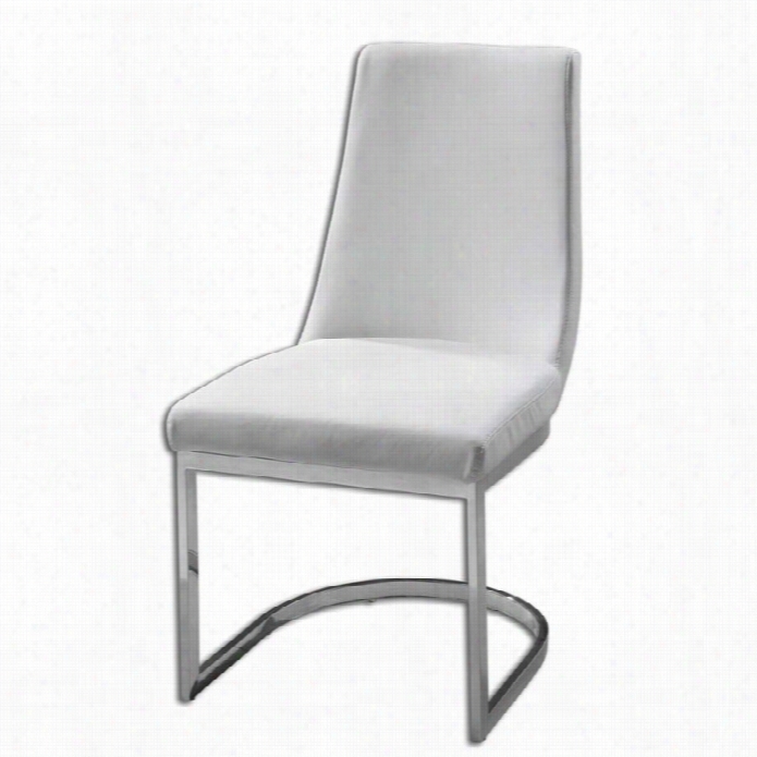 Uttermost Xantina White Accent Chair