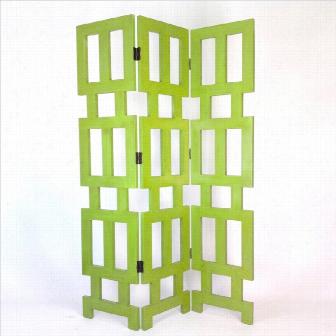 Wayborn Spider Web Room Divider In Green