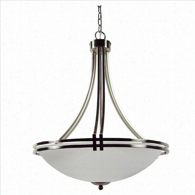 Yosemite Home Decor Sequioa 4 Lights Pendant Lighting In Satin Nickel