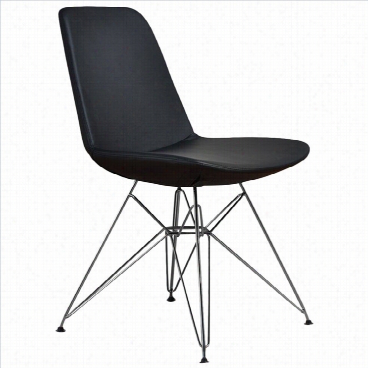 Aeon Furniture Pars-3 Dining Chair In Black (et Of 2)