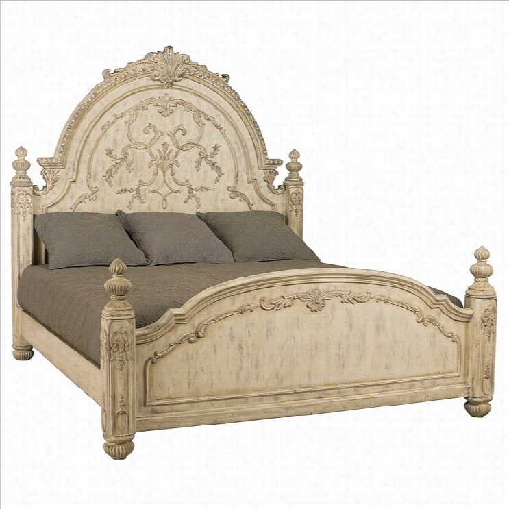 Ameican Drew Jessica Mcclintock The Outique Mansion Bed In White-queen