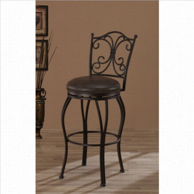 American Heritage Aurora Obstacle Stool In Pepper-26 Inches