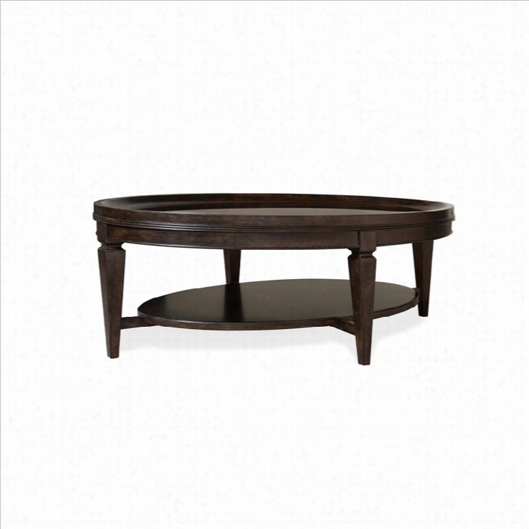 A.r.t. Furniture Classics Oval Cocktail Table In Brindle