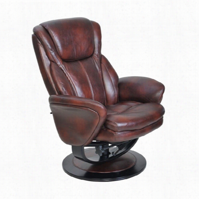 Barcalounger Roma Ii Pedestal Recliner In Salon Saddle