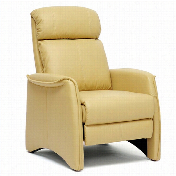 Baxton Tudio Aberfeld Faux Leather Recliner Club Chair In Atn