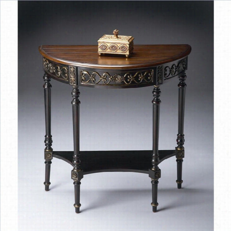 Butler Specialty Emilune Console Table In Caf Nouveau