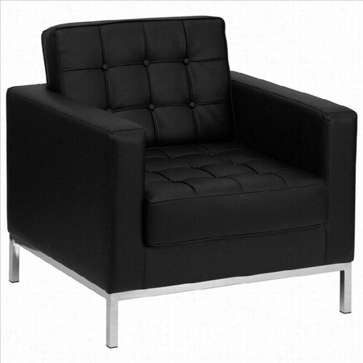 Flaash Furniture Hercules Lcey Series Contemporary Chair I Nblack