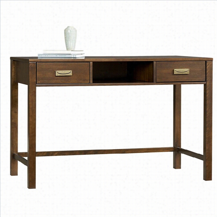 Homestar In Spirations In The Name Of Rbooyhill 2 Drawer Writing Desk In Dark Mahogany